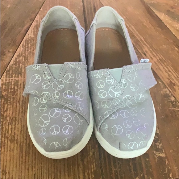 Toms Other - Toddler Size 9 Peace Sign Shoes